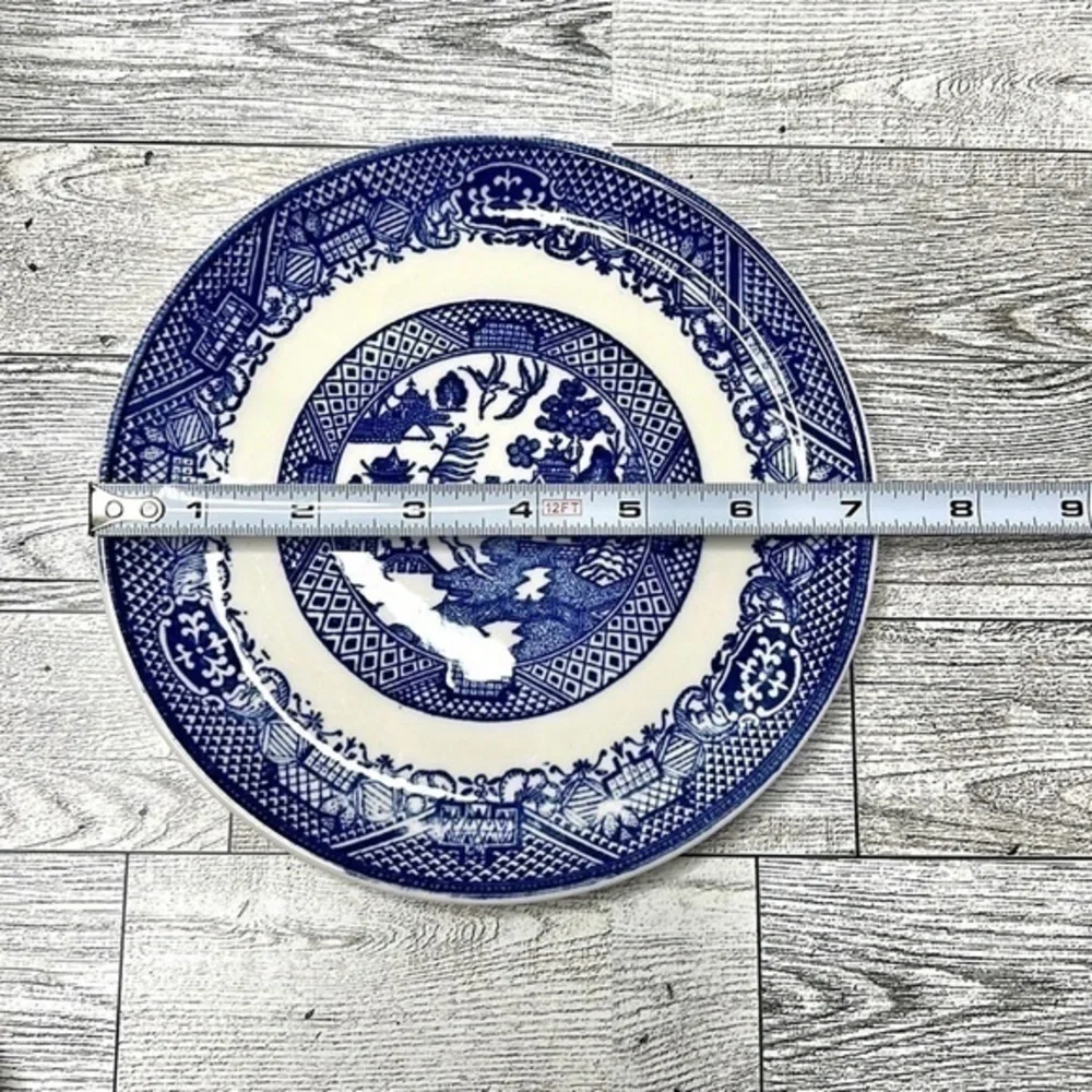 Vintage Blue Willow 7” Plate Set of 3